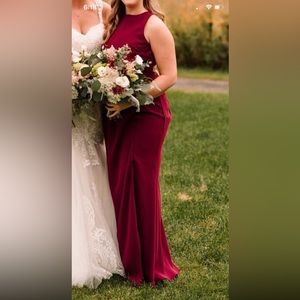 Cabernet/Merlot Bridesmaids Dress